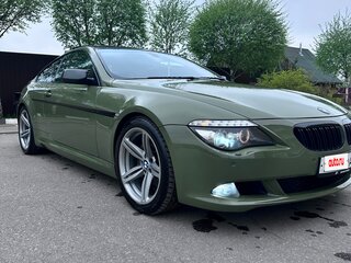 2004 BMW 6 серии 645i II (E63/E64), зелёный, 1800000 рублей, вид 4