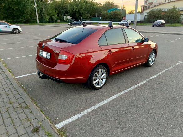 2017 Skoda Rapid I, красный, 1000000 рублей - вид 3