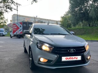 2019 Lada (ВАЗ) Vesta I, серебристый, 1055000 рублей, вид 2