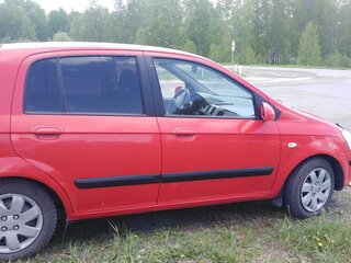 2005 Hyundai Getz I, красный, 350000 рублей, вид 4