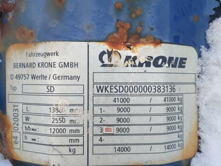 2007 Krone SD, серый, 1200000 рублей, вид 5