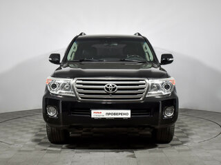 2012 Toyota Land Cruiser 200 Series Рестайлинг 1, чёрный, 2747000 рублей, вид 3