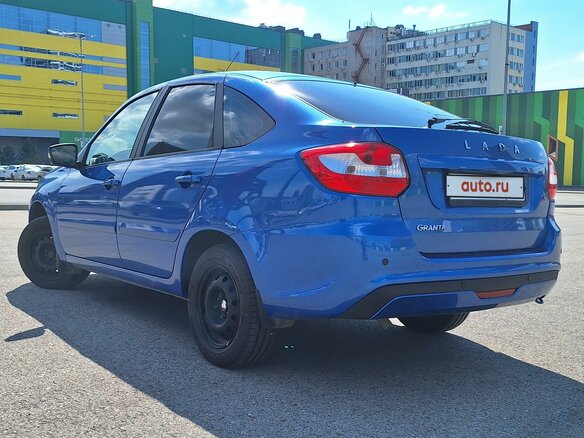 2020 Lada (ВАЗ) Granta I Рестайлинг, синий, 540000 рублей - вид 7