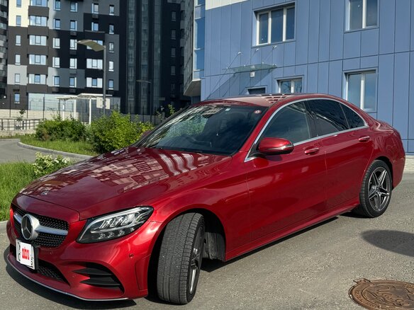 2019 Mercedes-Benz C-Класс 180 IV (W205) Рестайлинг, красный, 2700000 рублей