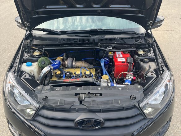 2019 Lada (ВАЗ) Granta I Рестайлинг, чёрный, 1140000 рублей - вид 11