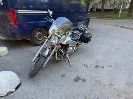2000 Yamaha XVS400 Drag Star, белый, 360000 рублей, вид 2