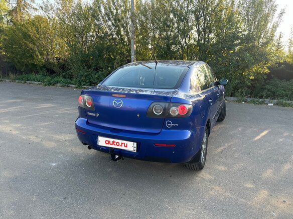 2006 Mazda 3 I (BK) Рестайлинг, синий, 475000 рублей - вид 3