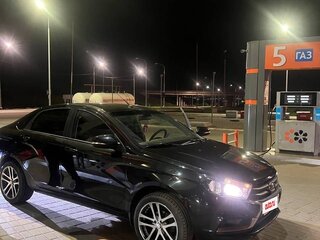2017 Lada (ВАЗ) Vesta I, чёрный, 1000000 рублей, вид 1