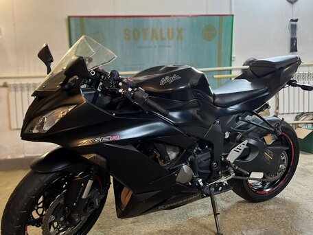 2016 Kawasaki ZX-6 Ninja, чёрный, 650000 рублей, вид 2