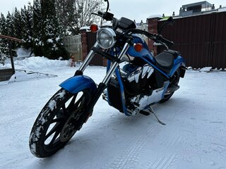 2016 Honda VT 1300CX Fury, синий, 696220 рублей, вид 3