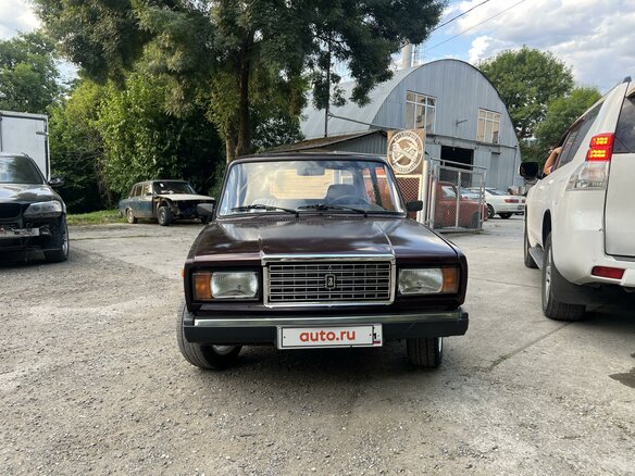 2008 Lada (ВАЗ) 2107, пурпурный, 270000 рублей - вид 1