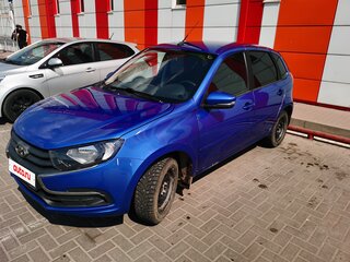 2019 Lada (ВАЗ) Granta I Рестайлинг, синий, 950000 рублей, вид 5