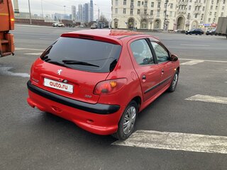 2006 Peugeot 206, красный, 310000 рублей, вид 4