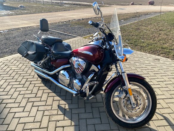 2006 Honda VTX 1300, красный, 580000 рублей