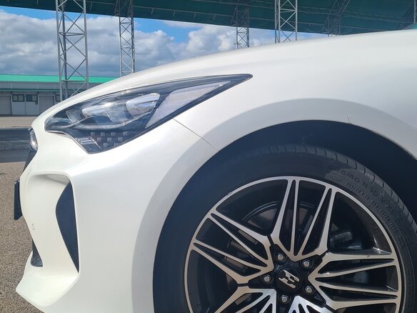 2021 Kia Stinger I Рестайлинг, белый, 3700000 рублей - вид 4