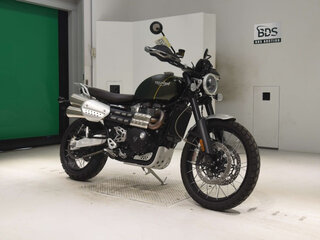 2020 Triumph Scrambler, зелёный, 1200000 рублей, вид 3