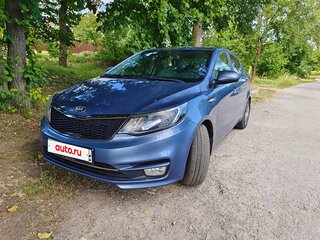2016 Kia Rio III Рестайлинг, голубой, 1100000 рублей, вид 1