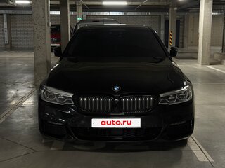 2020 BMW 5 серии 530i VII (G30/G31/G38), чёрный, 3900000 рублей, вид 3