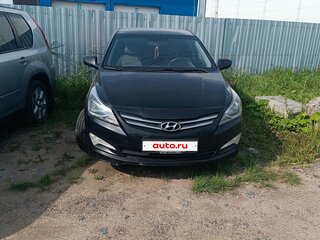 2014 Hyundai Solaris I Рестайлинг, чёрный, 780000 рублей, вид 2