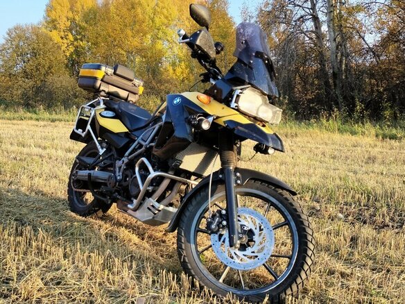 2012 BMW F 650 GS, жёлтый, 600000 рублей - вид 6