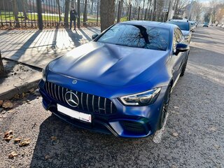 2019 Mercedes-Benz AMG GT 4-Door Coupe 43 I, синий, 6200000 рублей, вид 3