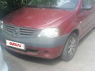 2009 Renault Logan I, красный, 550000 рублей, вид 1