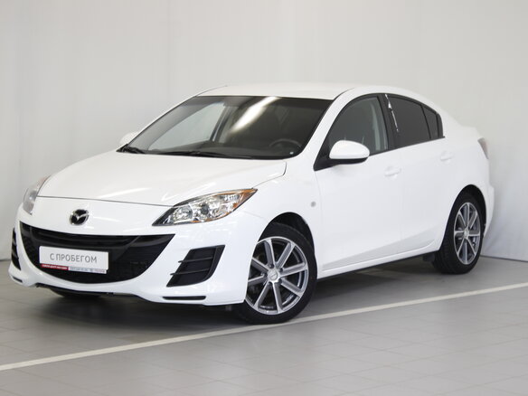2012 Mazda 3 II (BL) Рестайлинг, белый