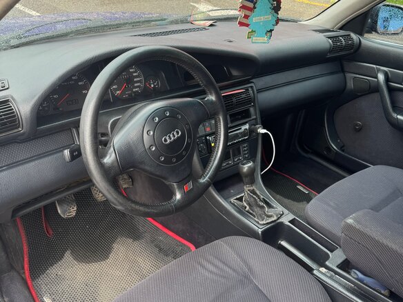 1993 Audi 100 IV (C4), синий, 500000 рублей - вид 5