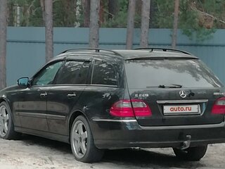 2008 Mercedes-Benz E-Класс 220 III (W211, S211) Рестайлинг, чёрный, 1200000 рублей, вид 2