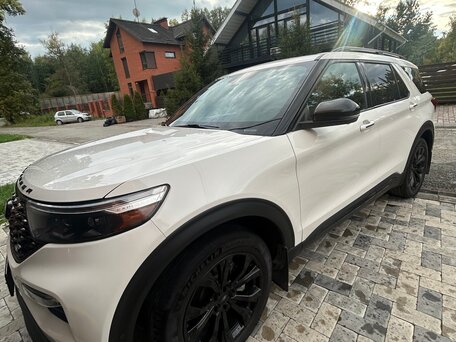2019 Ford Explorer VI, белый, 3400000 рублей, вид 3