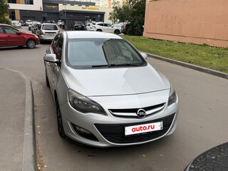 2013 Opel Astra J Рестайлинг, серебристый, 545000 рублей, вид 4