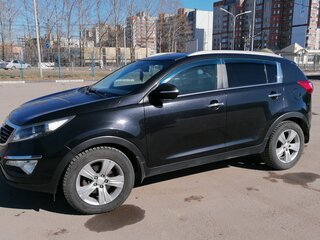 2013 Kia Sportage III, чёрный, 1450000 рублей, вид 3