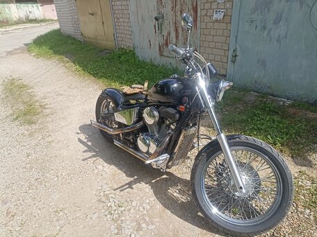 1994 Honda Steed 400, чёрный, 350000 рублей, вид 4