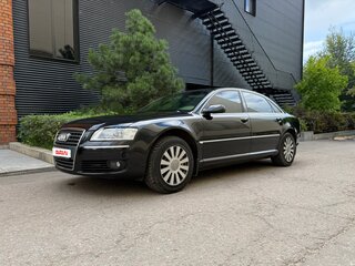 2007 Audi A8 Long II (D3) Рестайлинг, чёрный, 5400000 рублей, вид 1