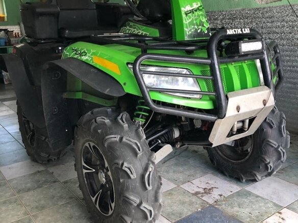 2013 Arctic Cat 700 Series, зелёный, 950000 рублей - вид 8