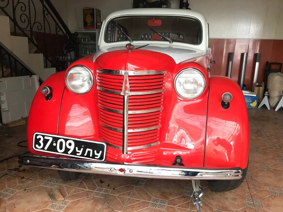 1948 Москвич 400 400-420, красный