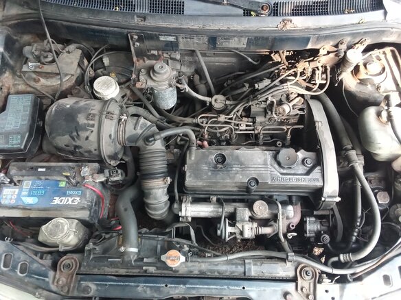 1998 Mitsubishi Space Wagon II, синий - вид 17