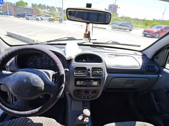 2001 Renault Clio II, синий, 149000 рублей - вид 9
