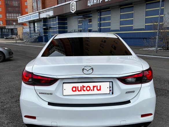 2018 Mazda 6 III (GJ) Рестайлинг 2, белый, 2150000 рублей - вид 4