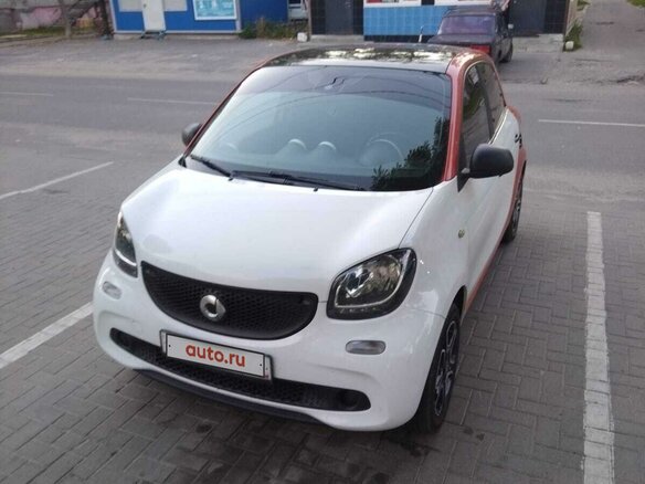 2016 Smart Forfour II, белый, 1200000 рублей