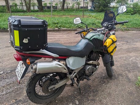 1996 Suzuki XF 650 Freewind, зелёный, 250000 рублей, вид 2