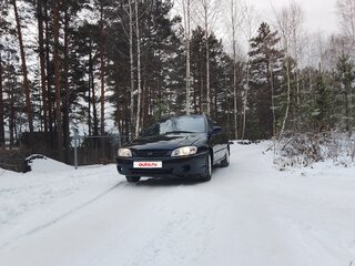 2007 Kia Spectra I Рестайлинг 2, чёрный, 350000 рублей, вид 1
