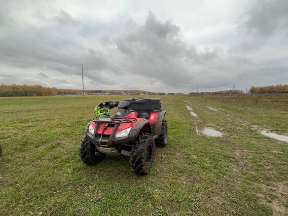 2008 Honda TRX 680 (Rincon), красный, 555555 рублей