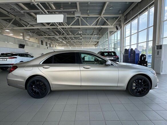 2019 Mercedes-Benz S-Класс 450 Long VI (W222, C217) Рестайлинг, золотистый, 4780000 рублей - вид 3