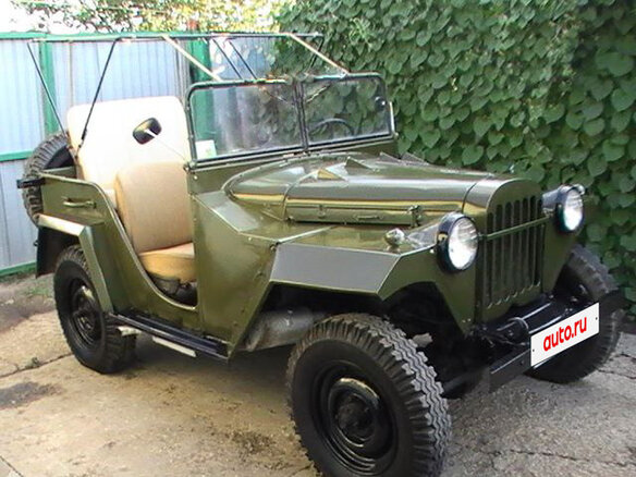 1950 ГАЗ ГАЗ 67, зелёный, 2000000 рублей