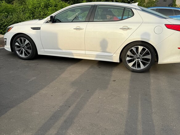 2015 Kia Optima III Рестайлинг, белый, 1950000 рублей