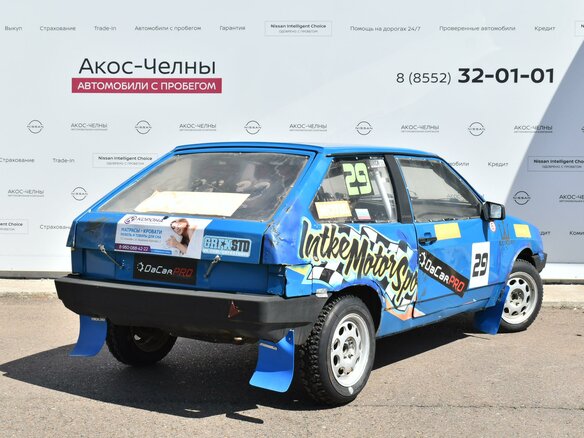 1996 Lada (ВАЗ) 2108, синий - вид 2