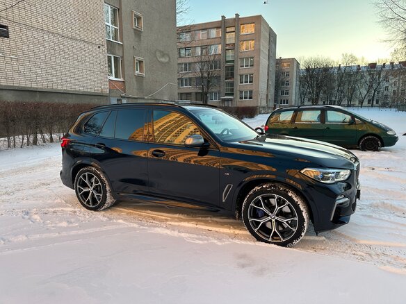 2019 BMW X5 M50d IV (G05/G18), синий, 6900000 рублей - вид 6