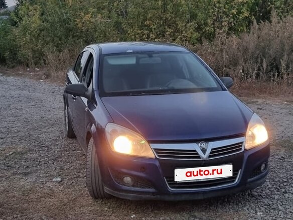 2008 Opel Astra H Рестайлинг, синий, 400000 рублей