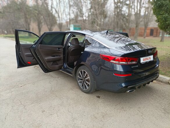 2019 Kia Optima IV Рестайлинг, синий, 2350000 рублей - вид 12